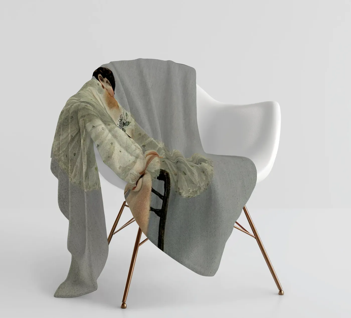 Keep Smiling plaid polaire de Kubistika