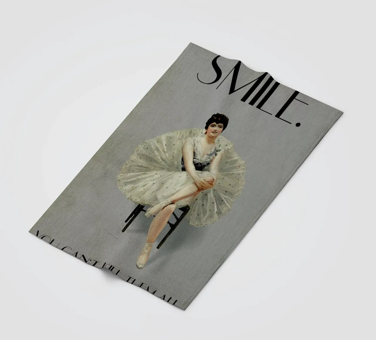 Keep Smiling coperta in pile da Kubistika