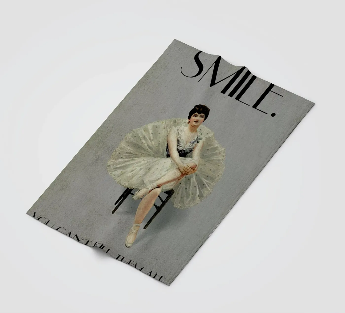 Keep Smiling plaid polaire de Kubistika