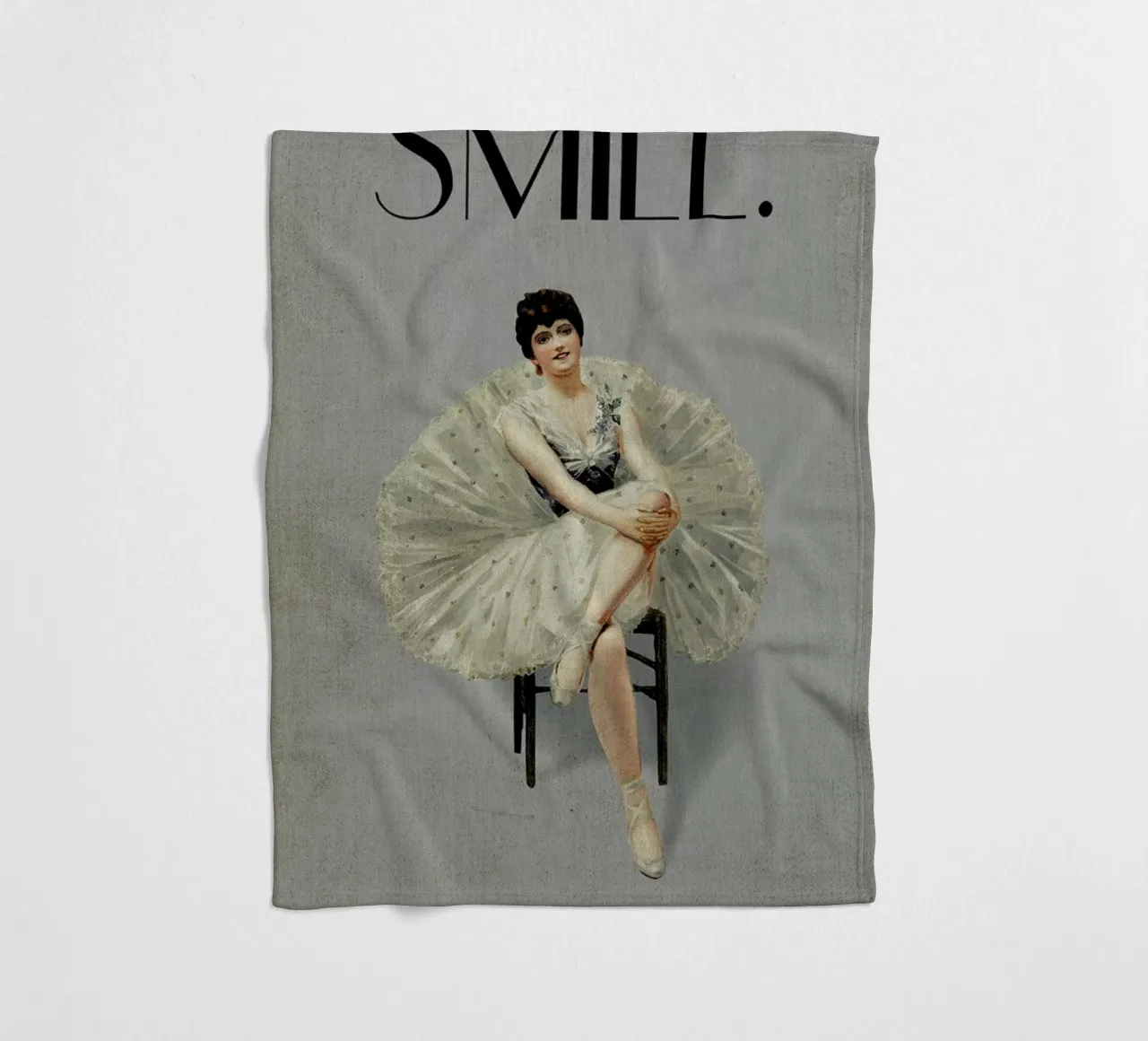 Keep Smiling coperta in pile da Kubistika