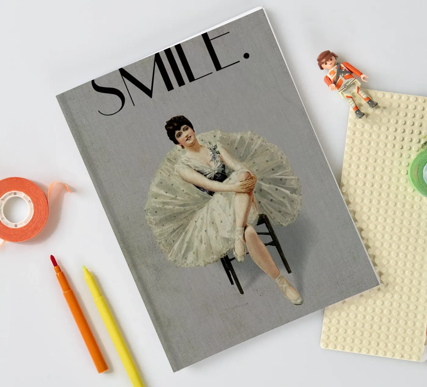 Keep Smiling notebook by Kubistika