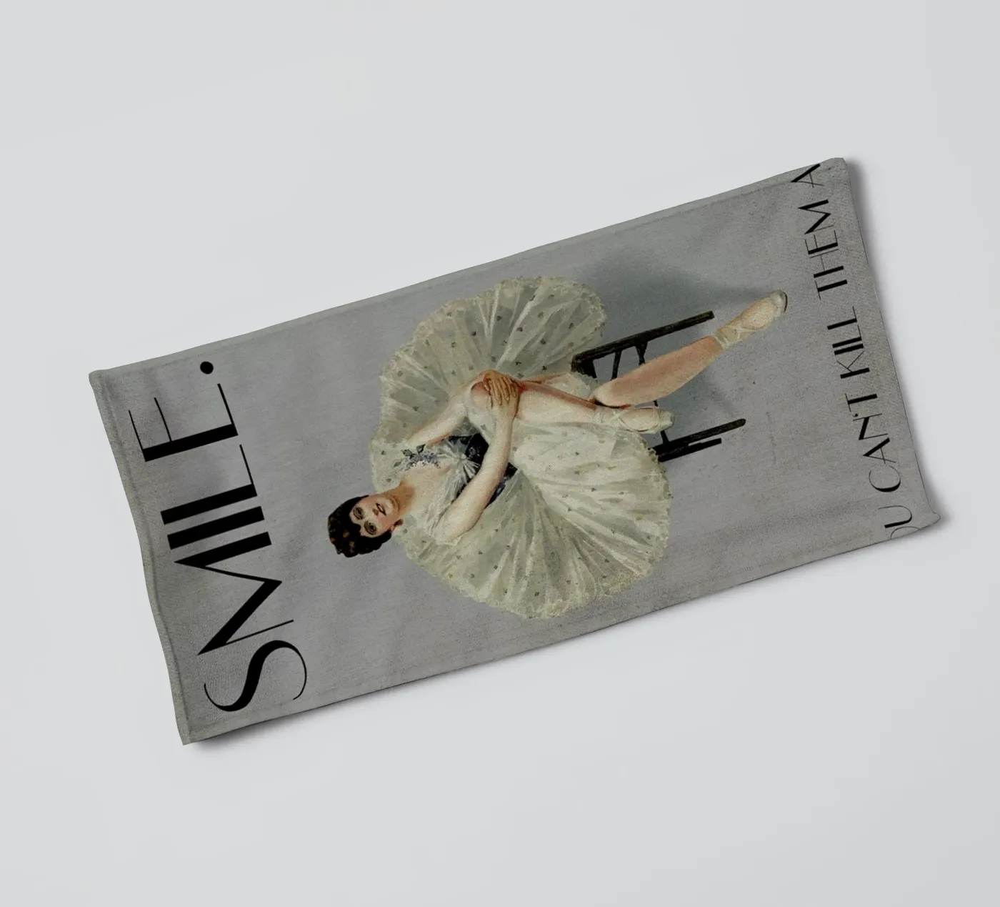 Keep Smiling towel by Kubistika