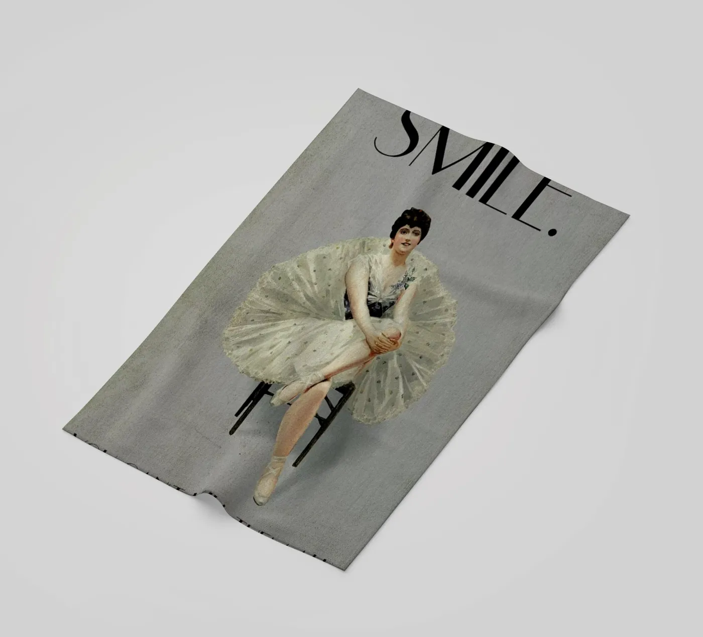 Keep Smiling serviette de plage de Kubistika