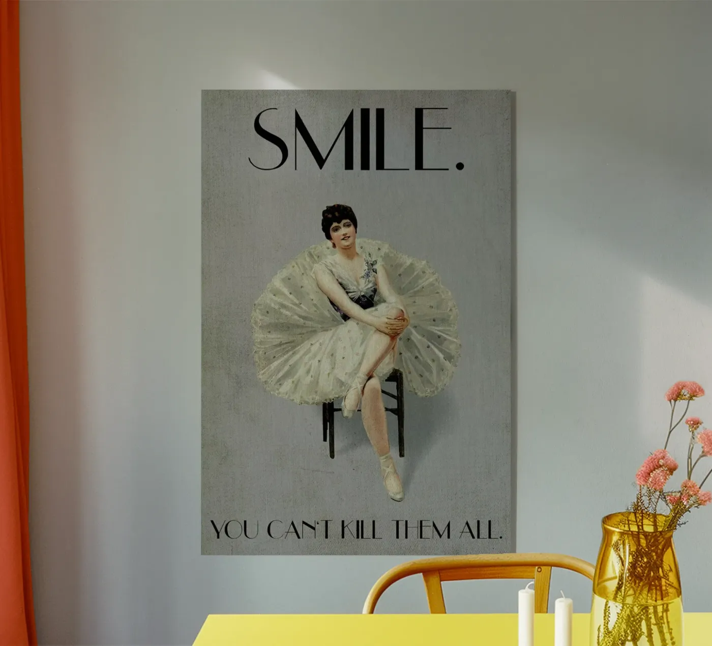Keep Smiling plexiglas de Kubistika
