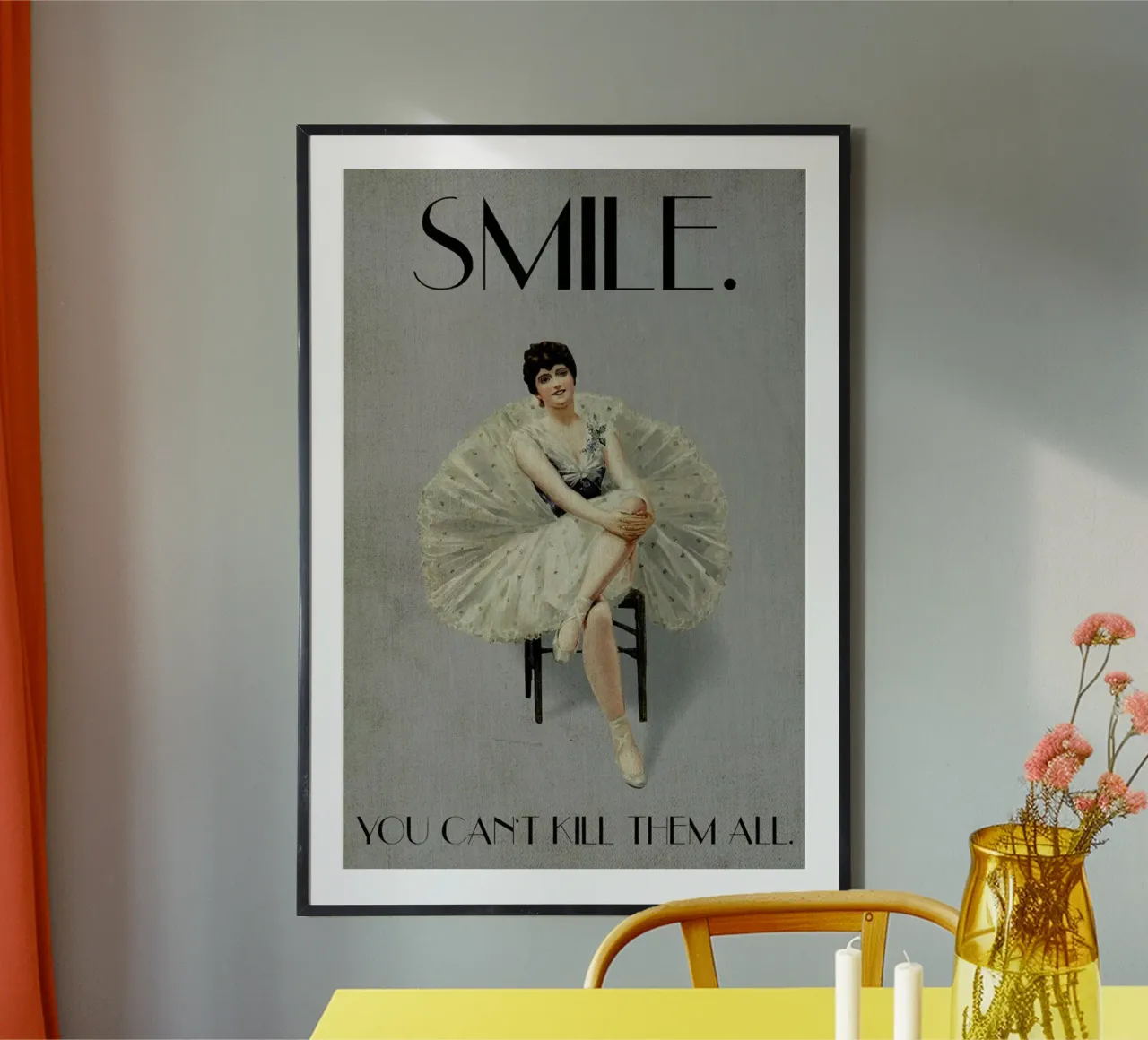 Keep Smiling poster da Kubistika