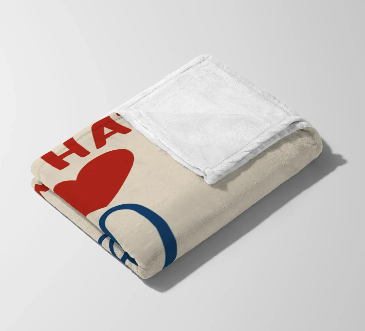 Heart instead of hate fleece blanket by QuooodZ by MooodzArt