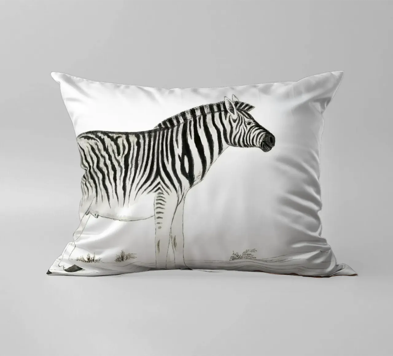 Zebra cuscino da Second Canvas