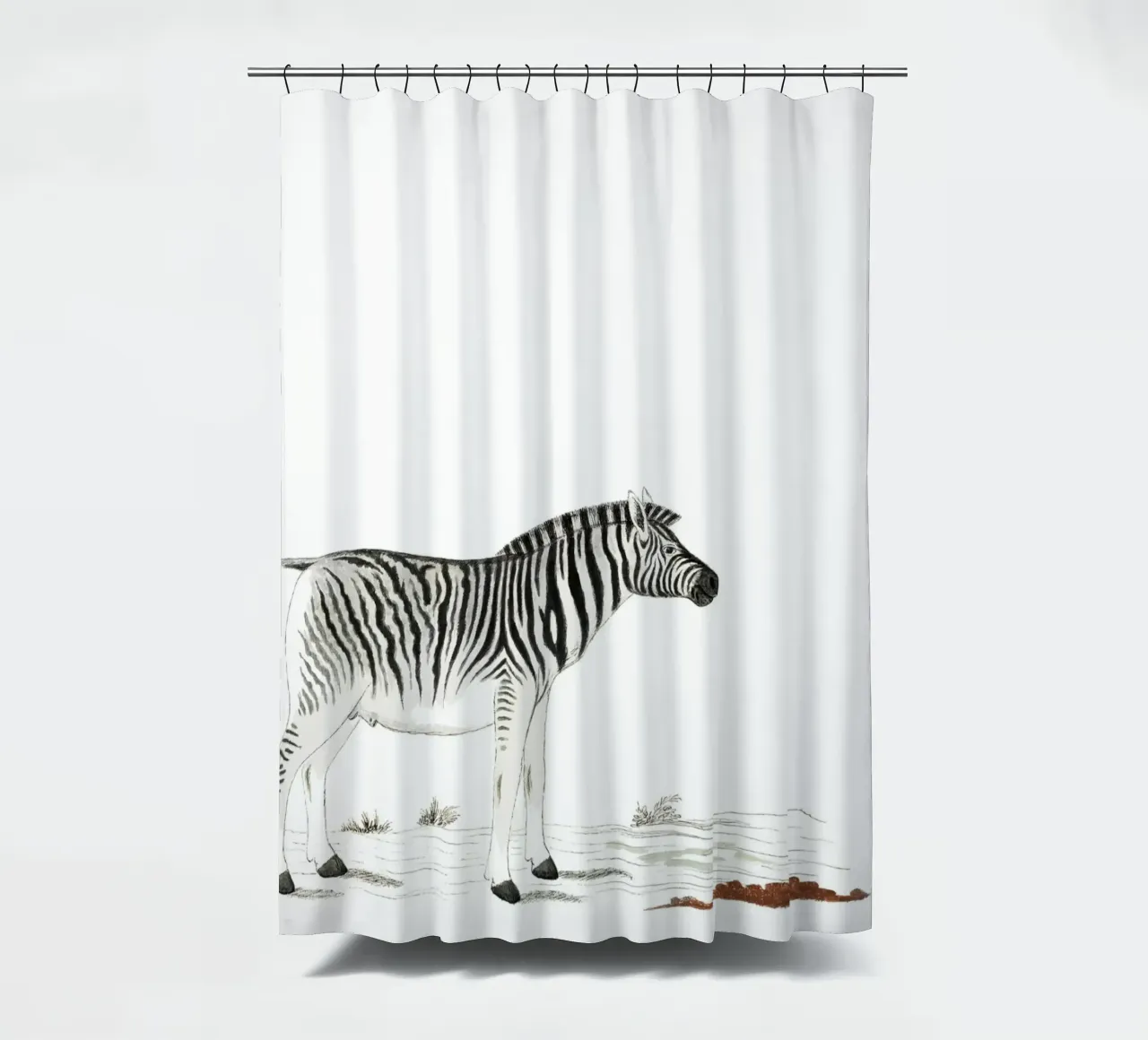 Zebra tenda da doccia da Second Canvas