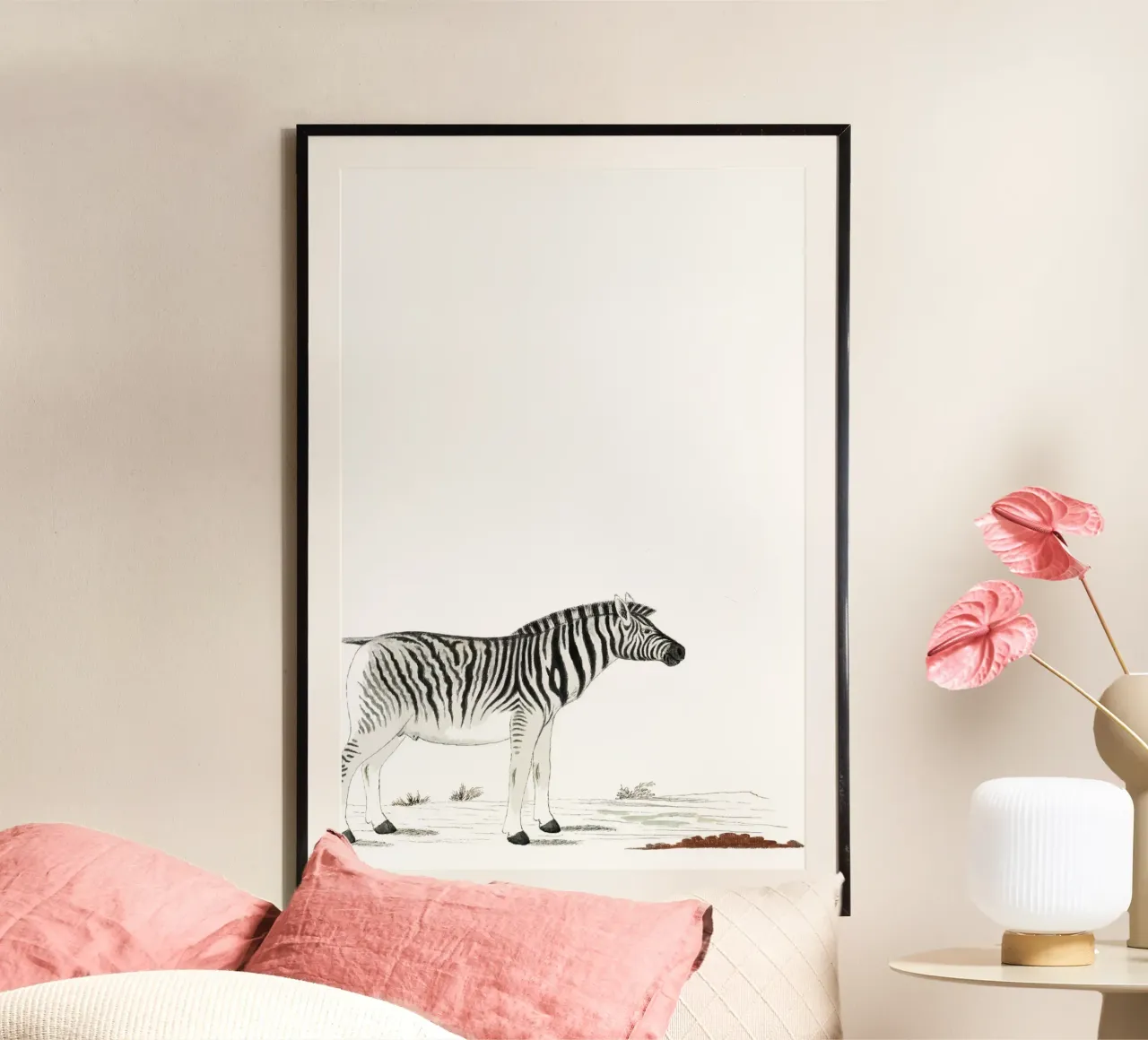 Zebra poster da Second Canvas