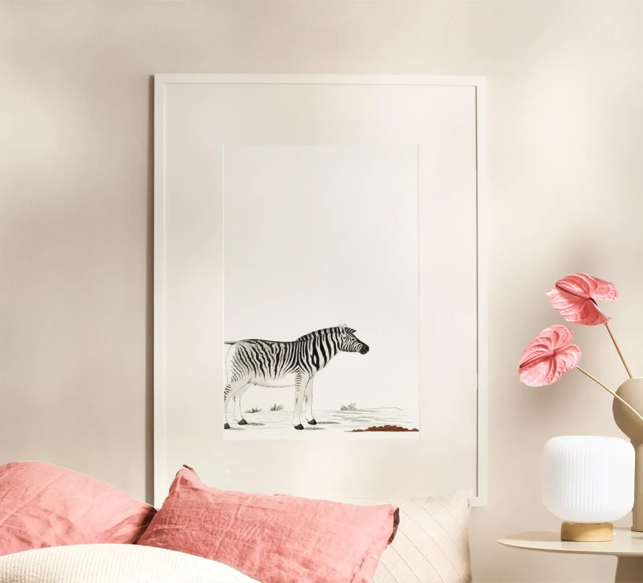 Zebra poster da Second Canvas