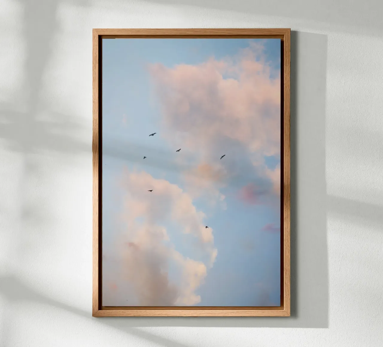Free As A Bird 3 tela con Cornice a cassetta da Mareike Böhmer Photography