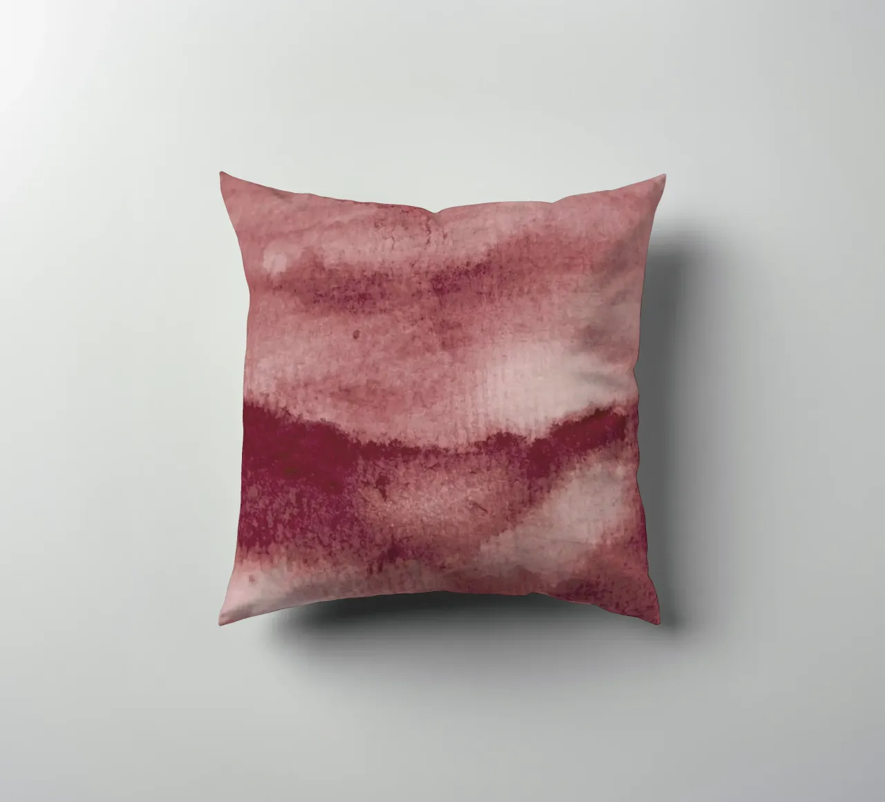 Aquarelle Meets Pencil Peach Clouds cuscino da Studio Nahili