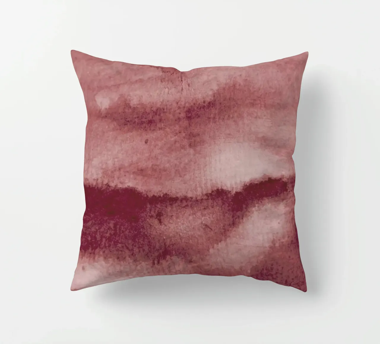 Aquarelle Meets Pencil Peach Clouds cuscino da Studio Nahili
