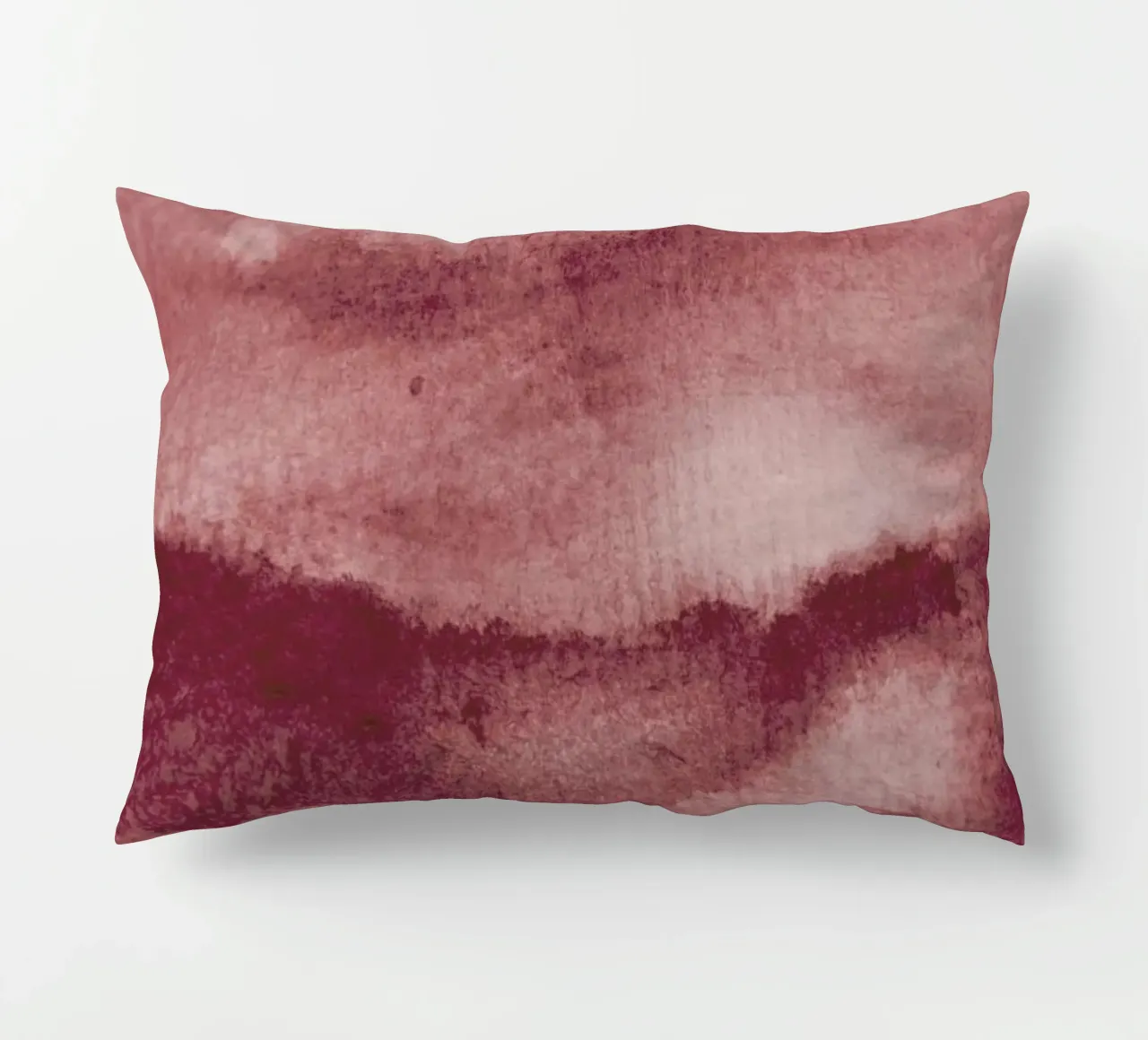 Aquarelle Meets Pencil Peach Clouds cuscino da Studio Nahili