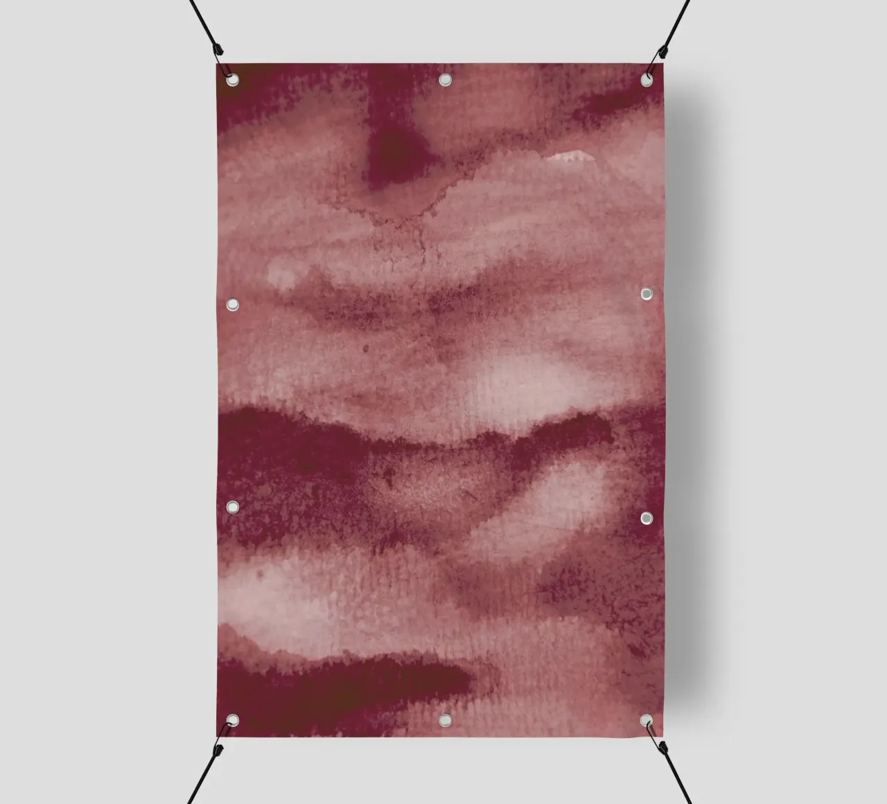 Aquarelle Meets Pencil Peach Clouds telo in pvc da Studio Nahili
