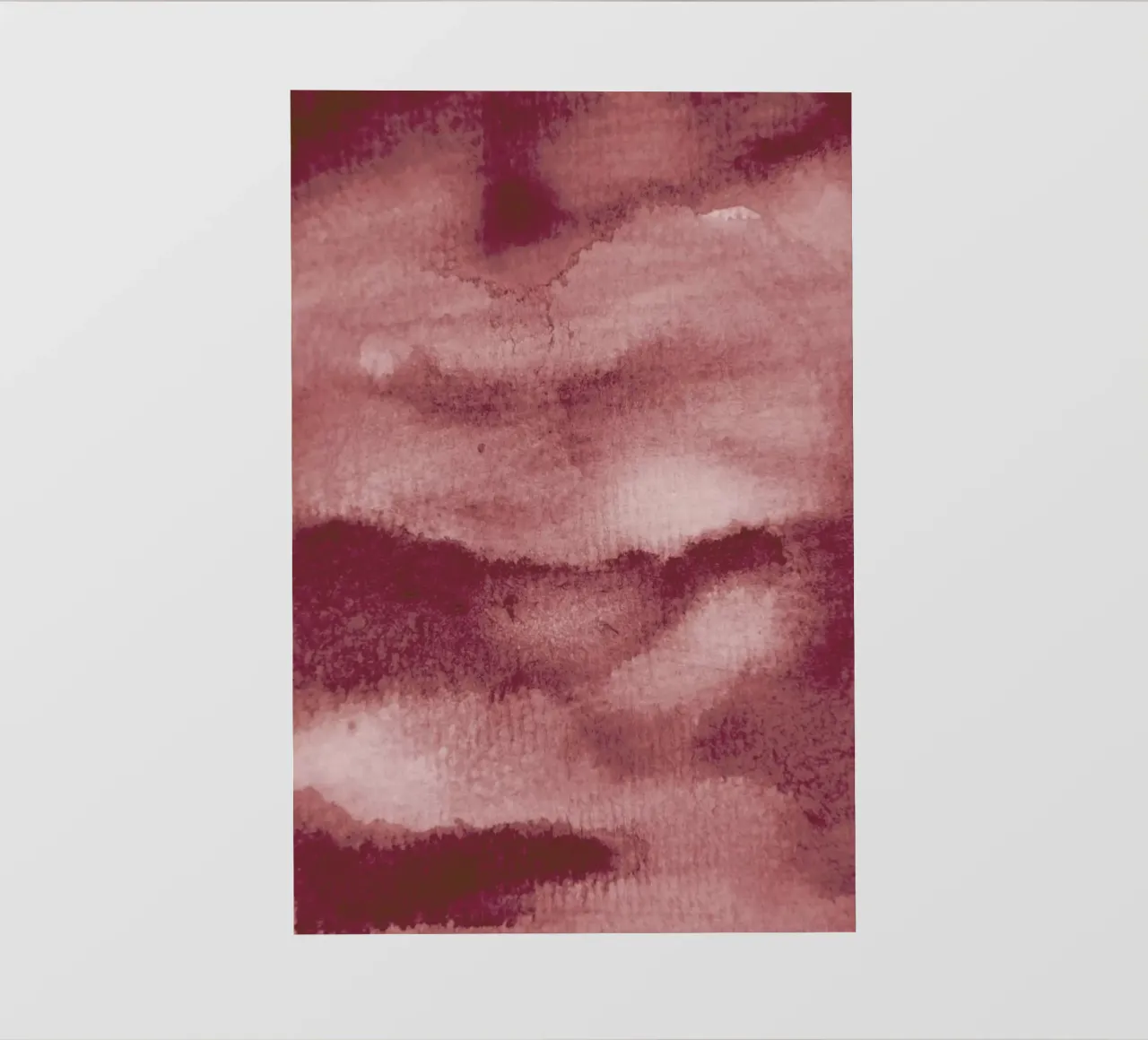Aquarelle Meets Pencil Peach Clouds telo in pvc da Studio Nahili