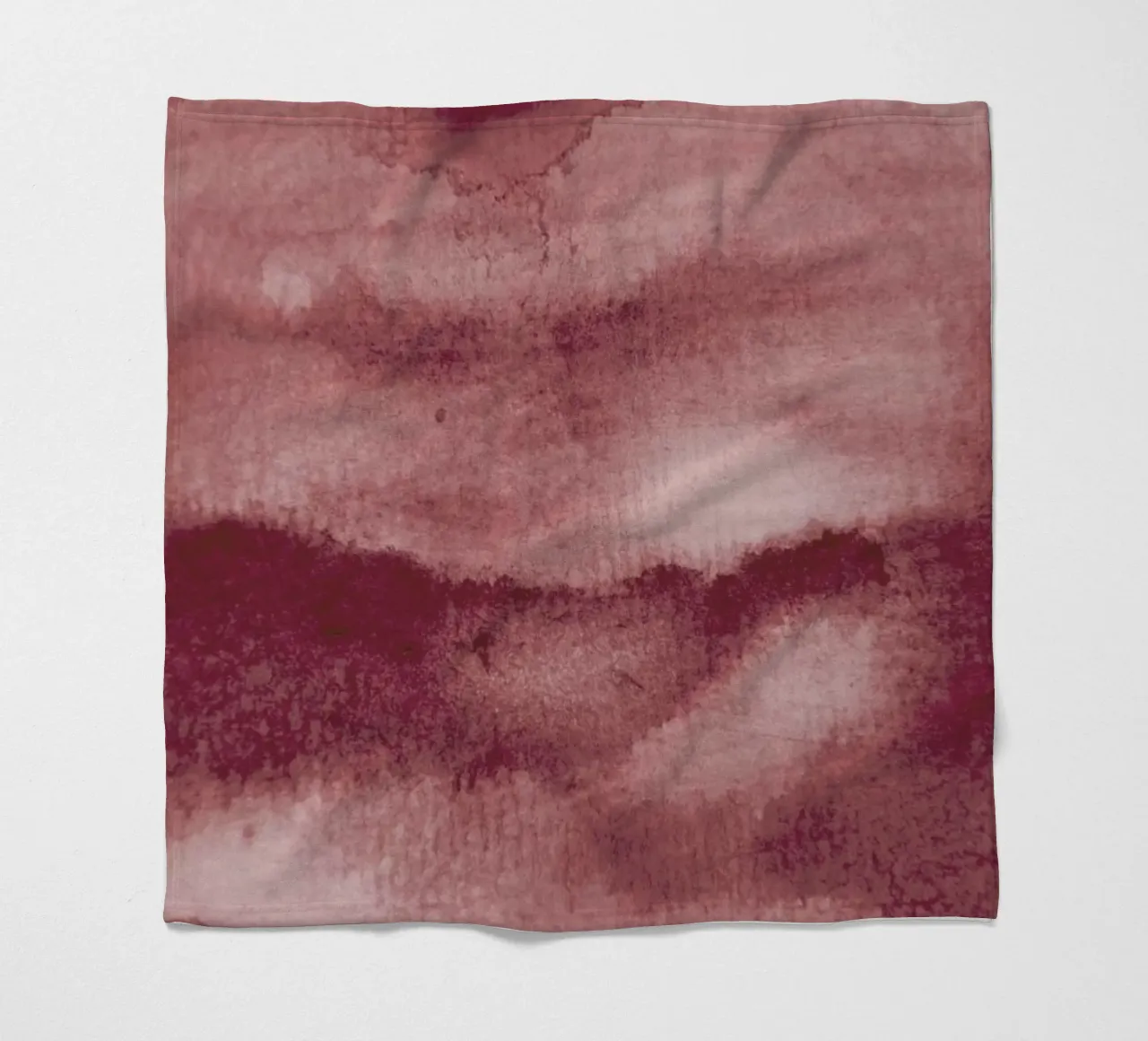 Aquarelle Meets Pencil Peach Clouds coperta in pile da Studio Nahili