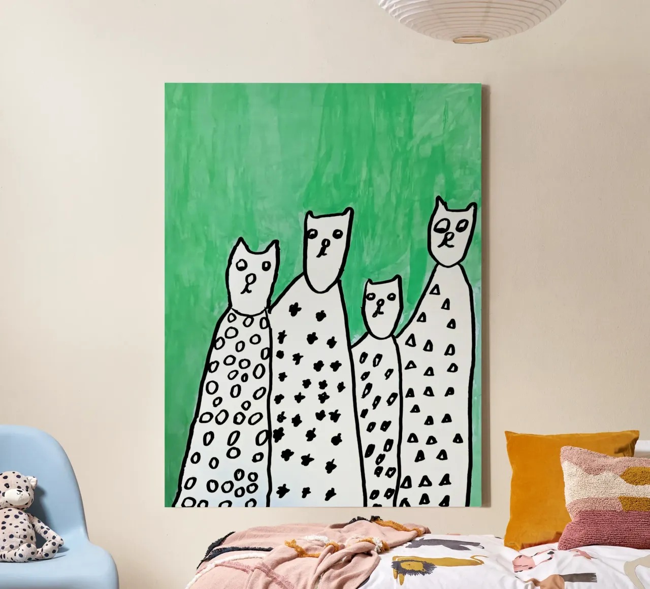 4 CATS IN A ROW tela da Einfach Uebel