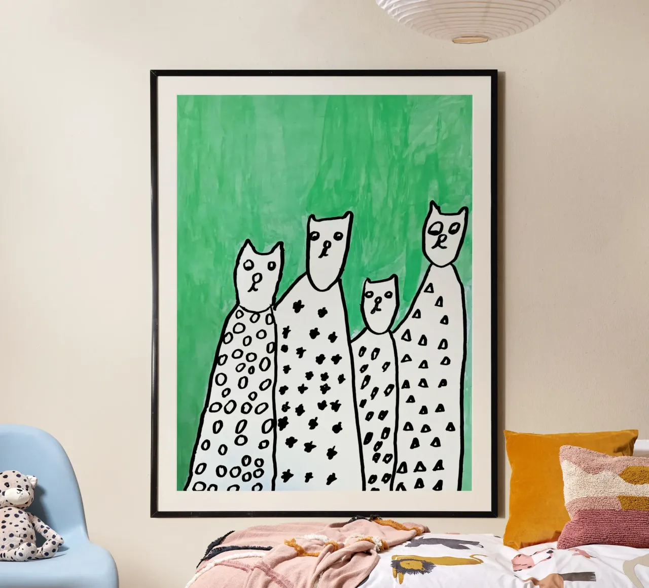 4 CATS IN A ROW poster da Einfach Uebel