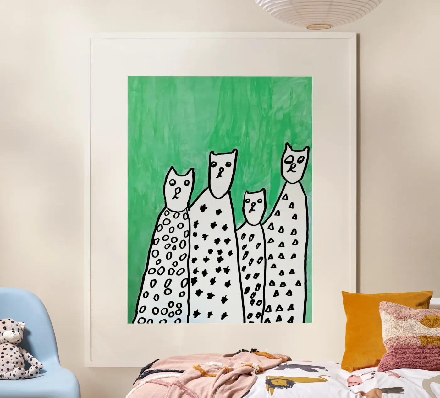 4 CATS IN A ROW poster da SMRT STUDIO