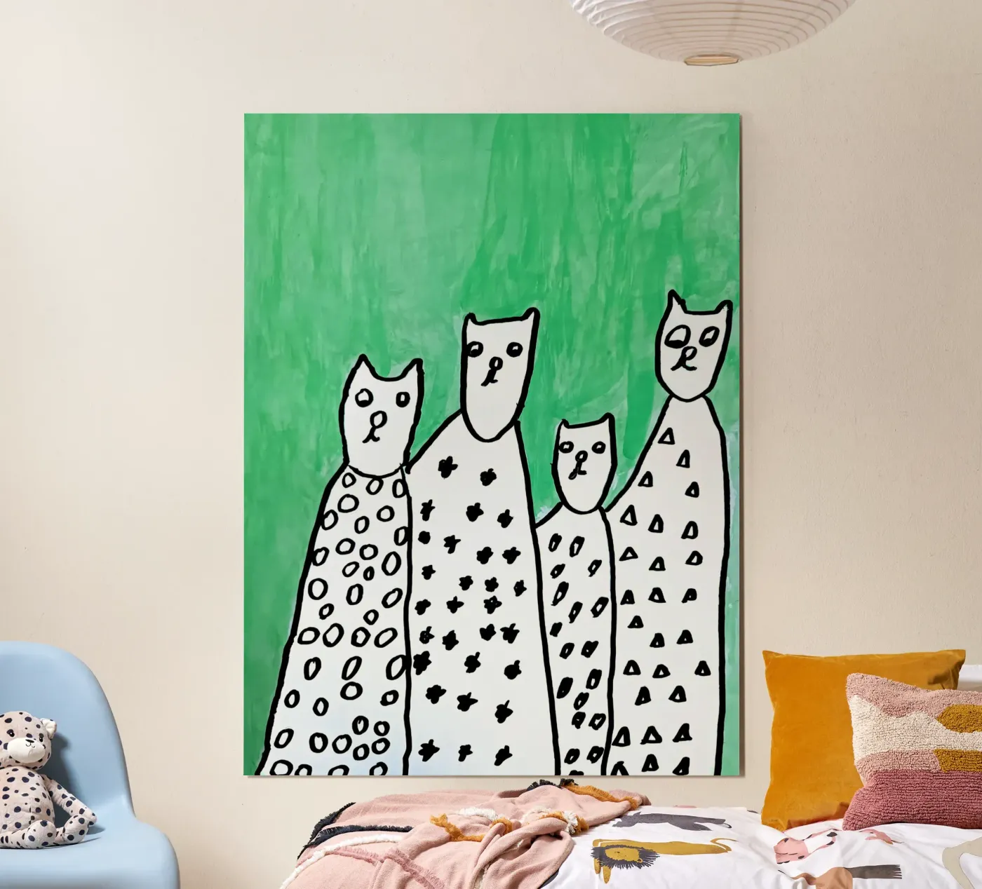 4 CATS IN A ROW poster da SMRT STUDIO