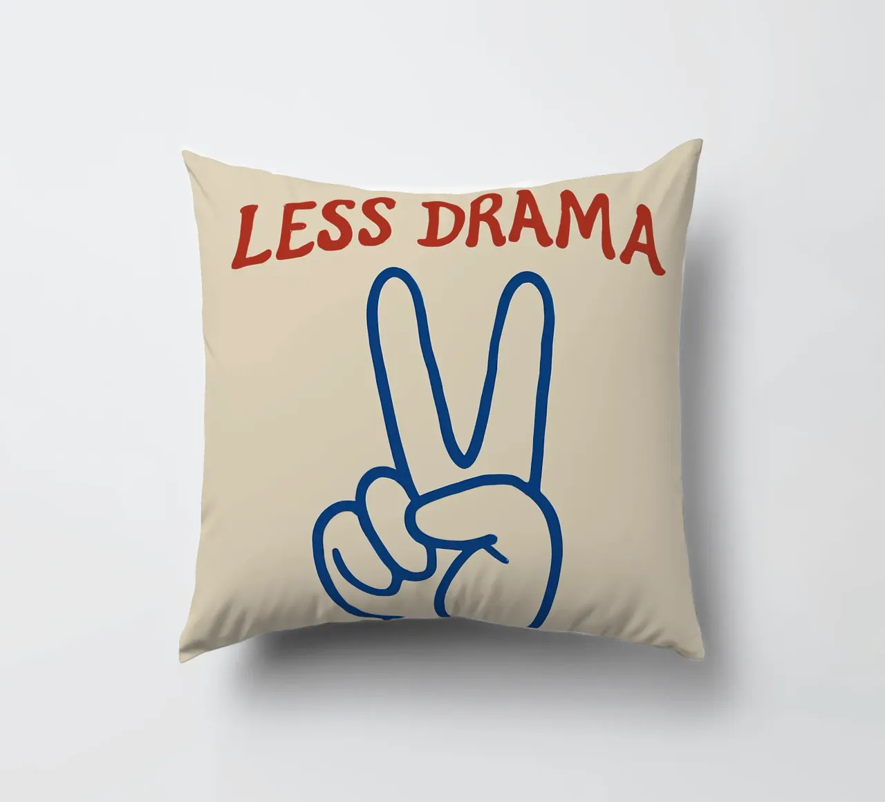 Karma Rules – Drama Drools cuscino da QuooodZ by MooodzArt