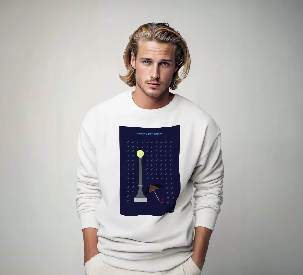 Singing in the Rain felpa da Rafa Gomes