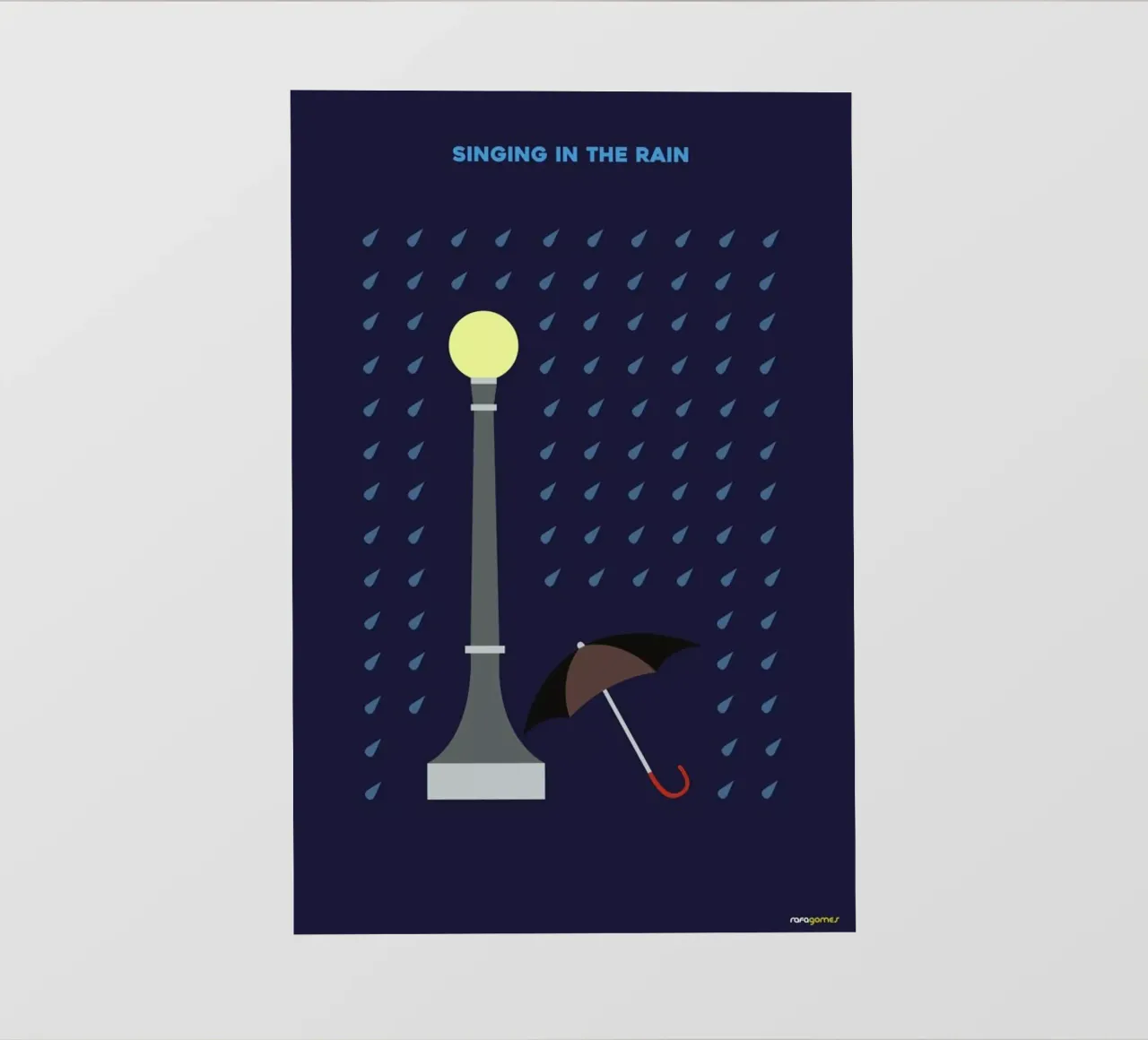 Singing in the Rain telo in pvc da Rafa Gomes