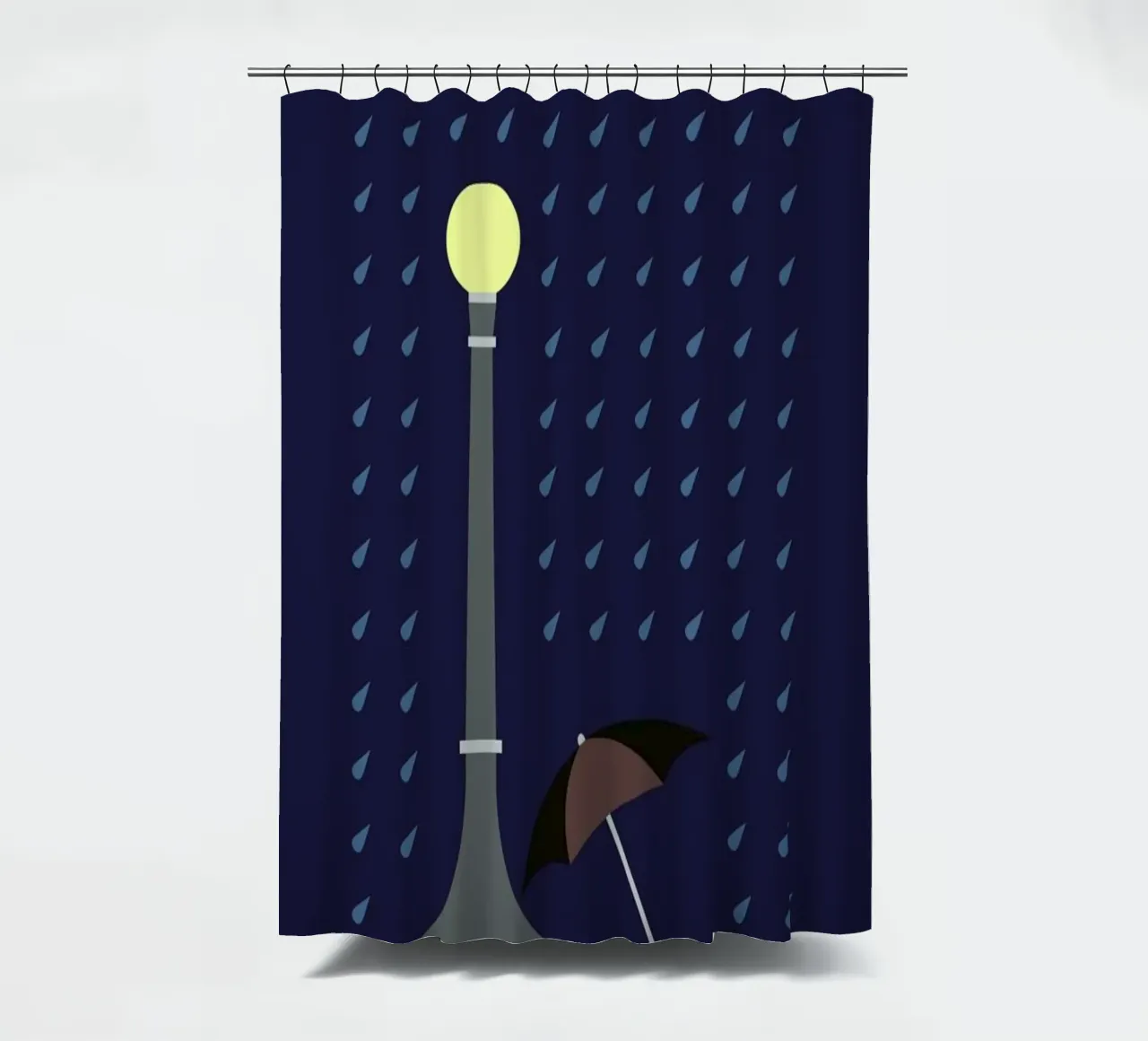 Singing in the Rain tenda da doccia da Rafa Gomes