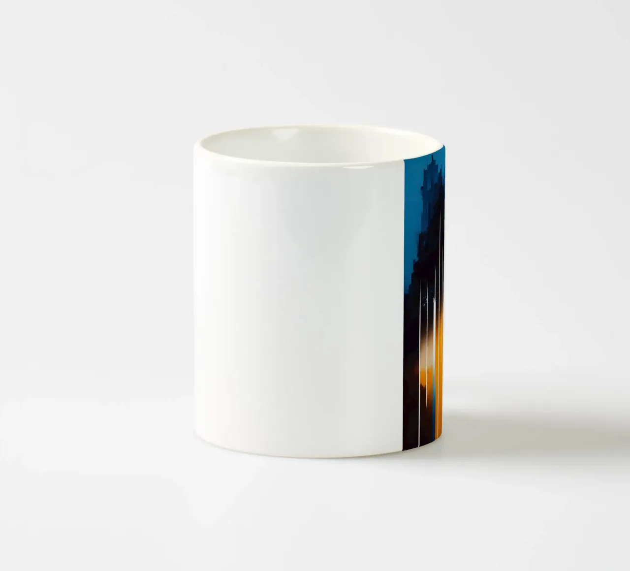 Abstrakt Bunte Streifen ceramic mug by kosinsart.gallery