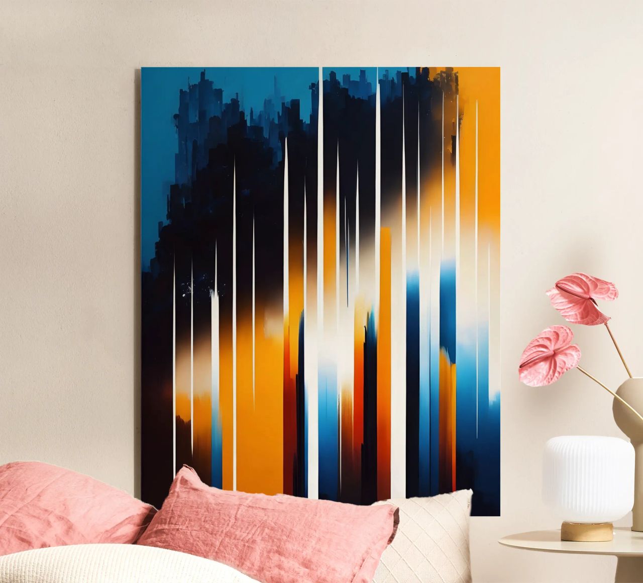 Abstrakt Bunte Streifen pannello forex da kosinsart.gallery