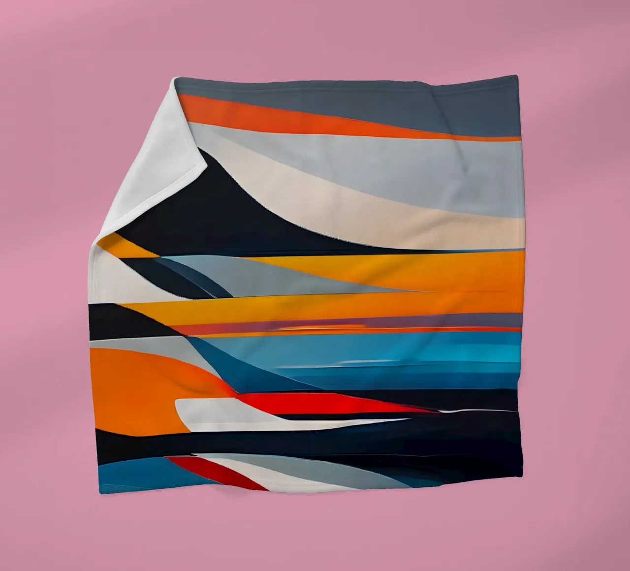 Abstrakt Bunte Linien coperta in pile da kosinsart.gallery