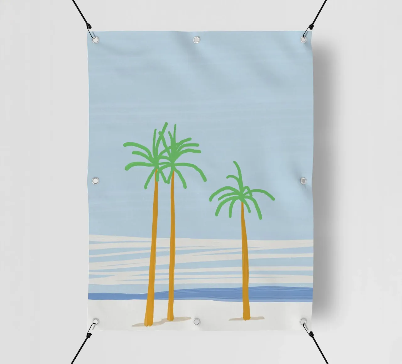 Estate a Palm Beach telo in pvc da Little Dean