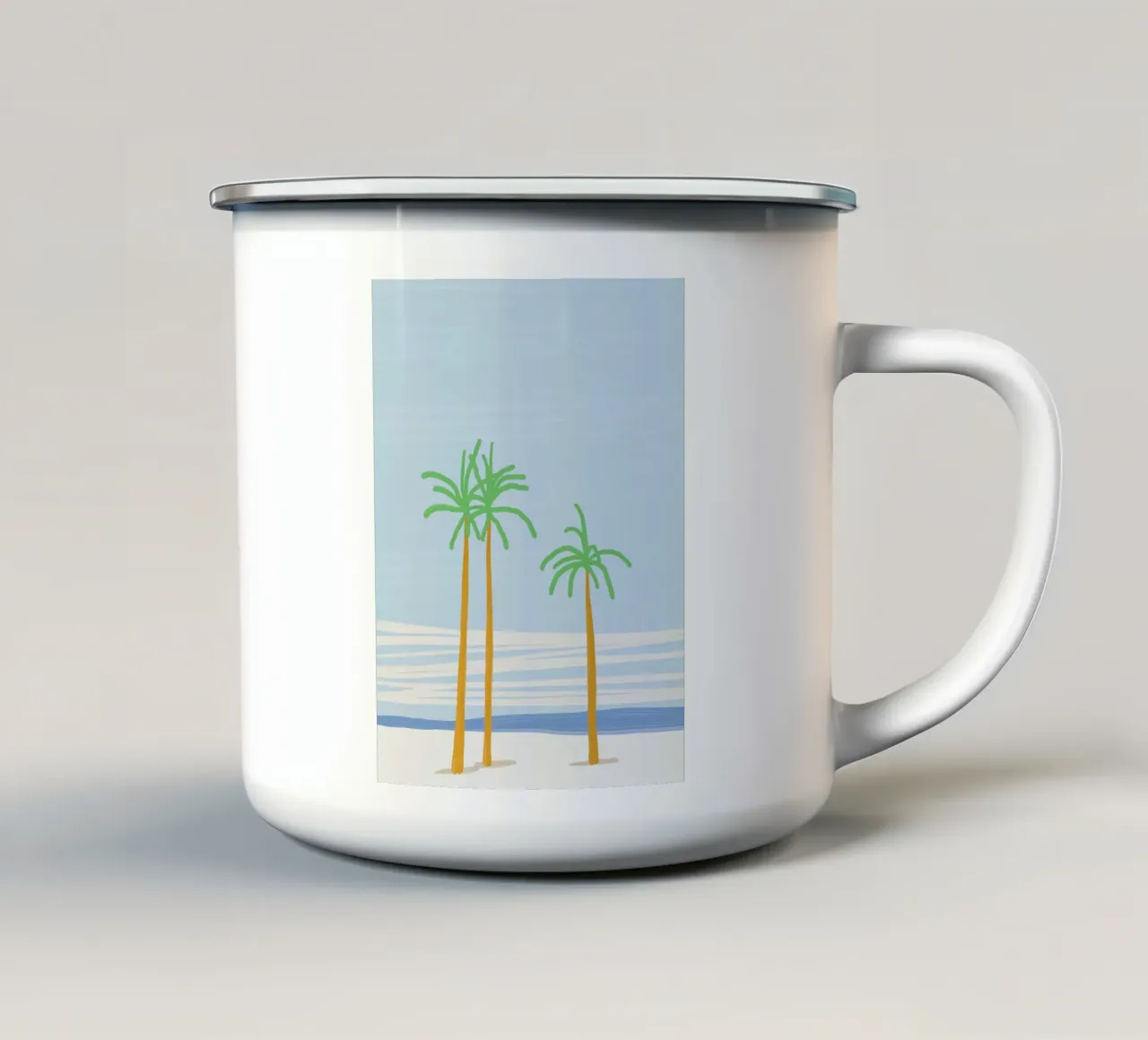 Estate a Palm Beach tazza in smalto da Little Dean