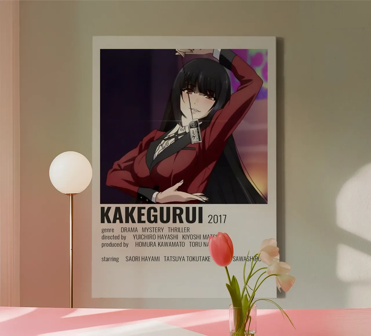 KAKEGURUI  2017 tela con Cornice a cassetta da Totoya