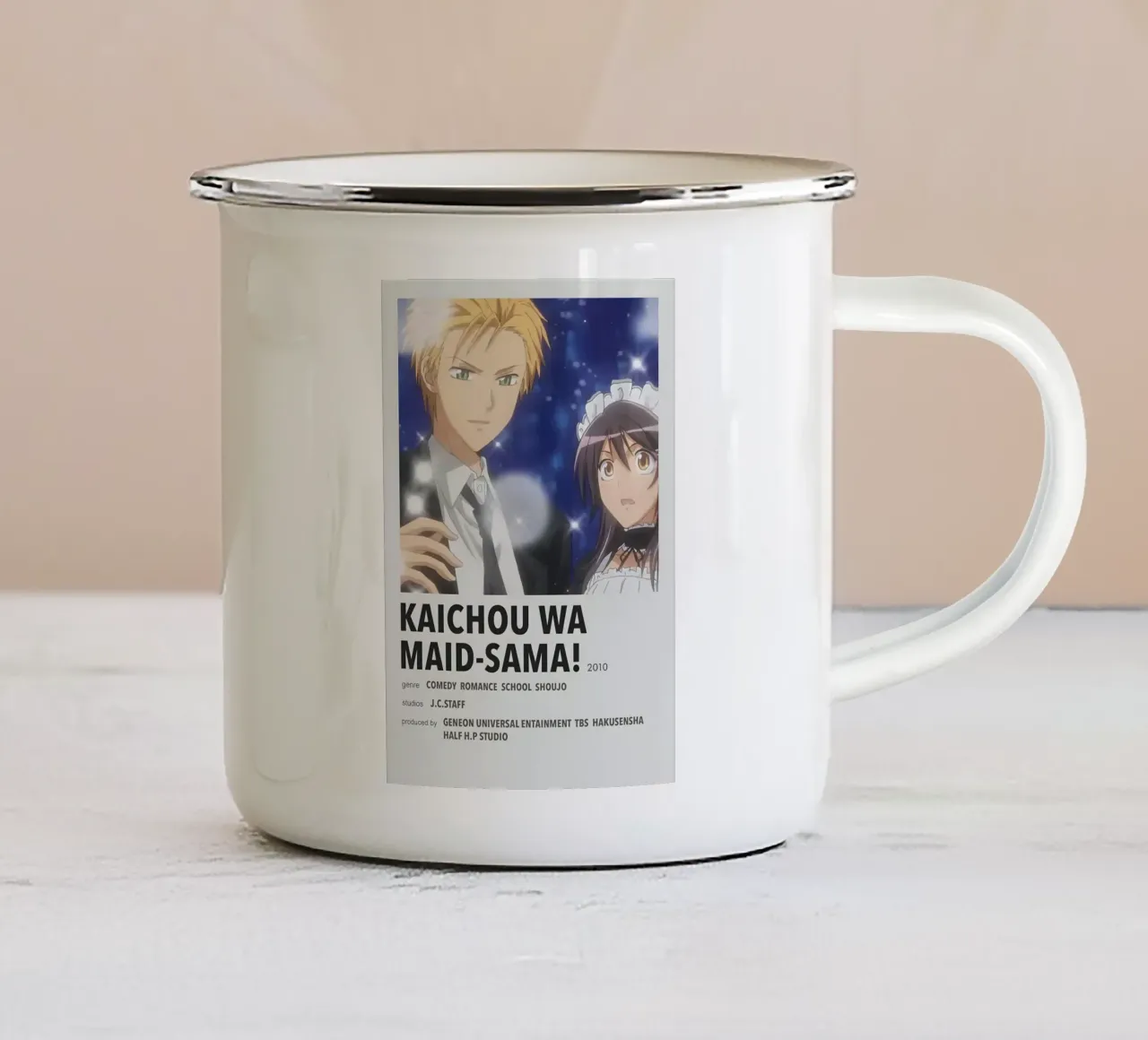 KAICHOU WA MAID-SAMA!  2010 tazza in smalto da Totoya