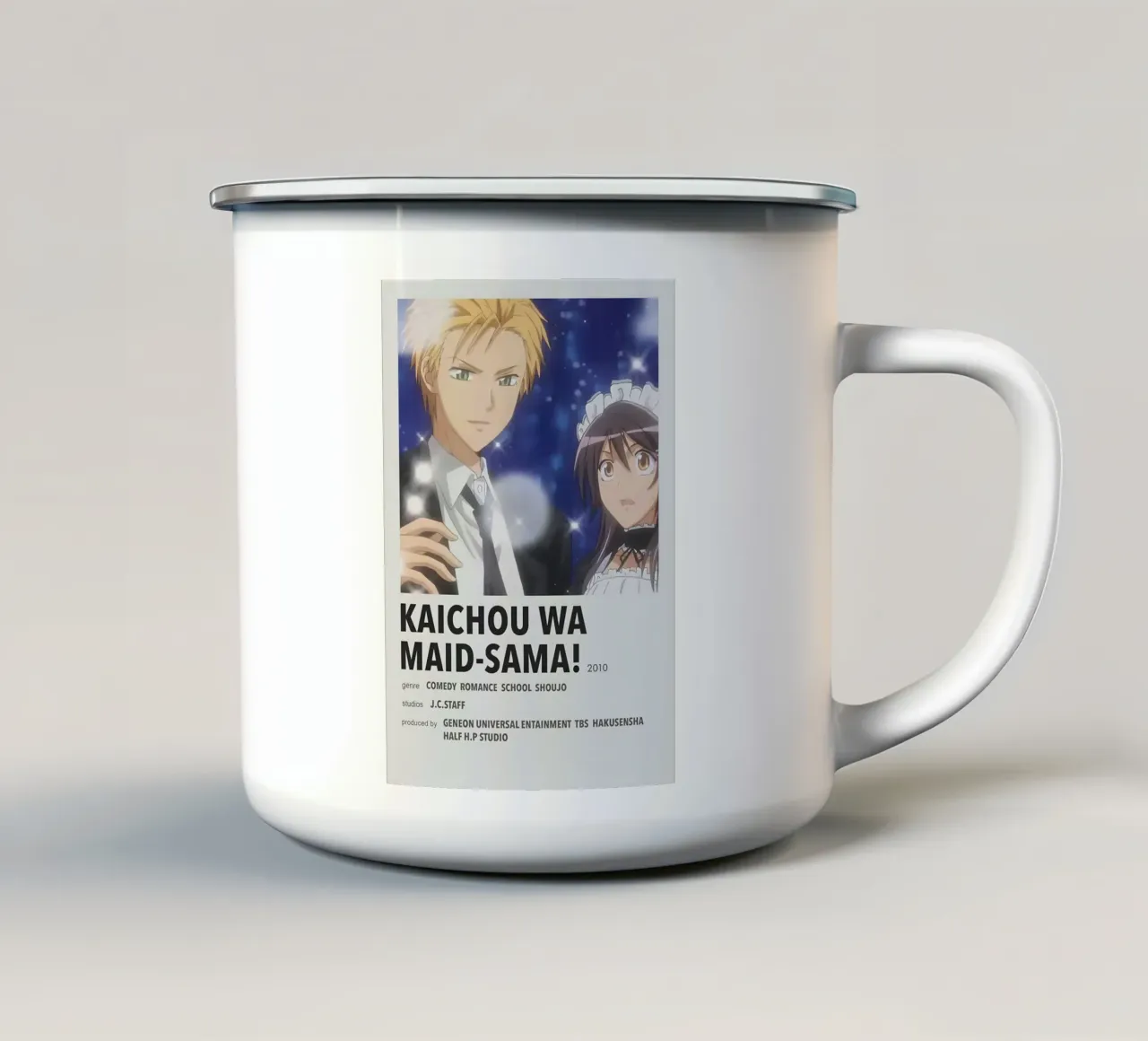 KAICHOU WA MAID-SAMA!  2010 tazza in smalto da Totoya