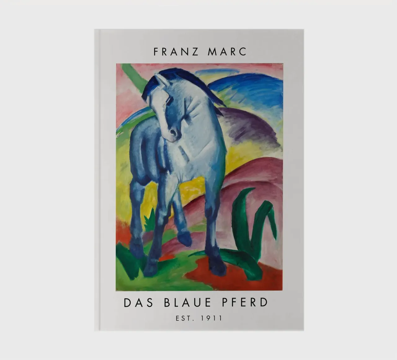 Franz Marc - Das blaue Pferd I notebook by Second Canvas