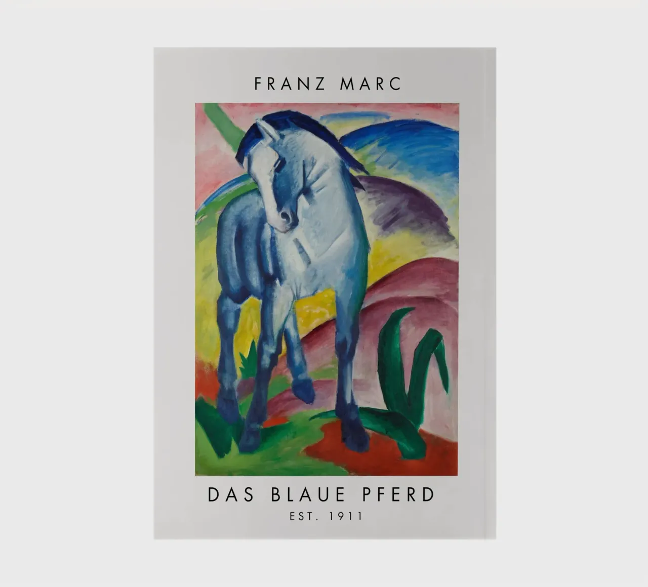 Franz Marc - Das blaue Pferd I notebook by Second Canvas
