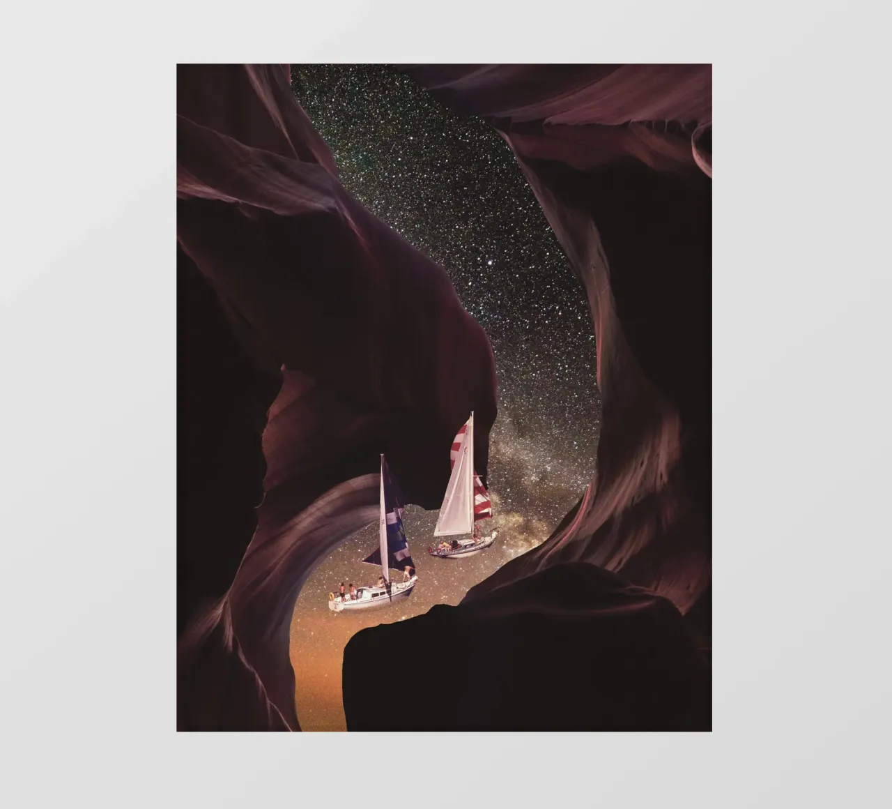 Sailing trough space telo in pvc da PicturaCollage