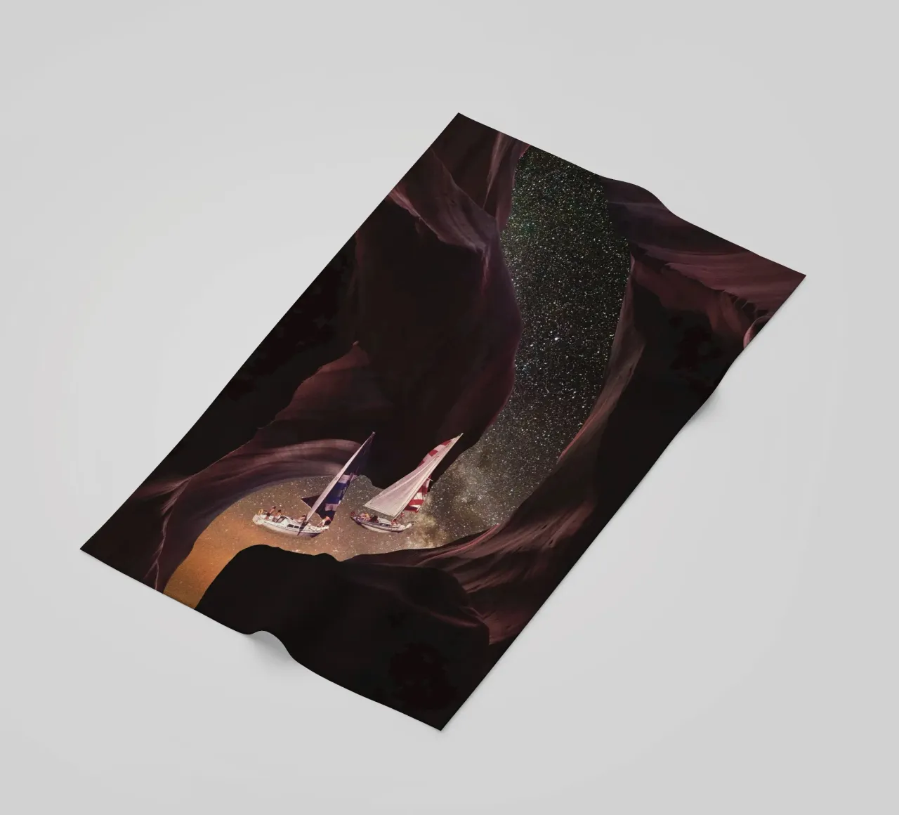 Sailing trough space telo mare da PicturaCollage