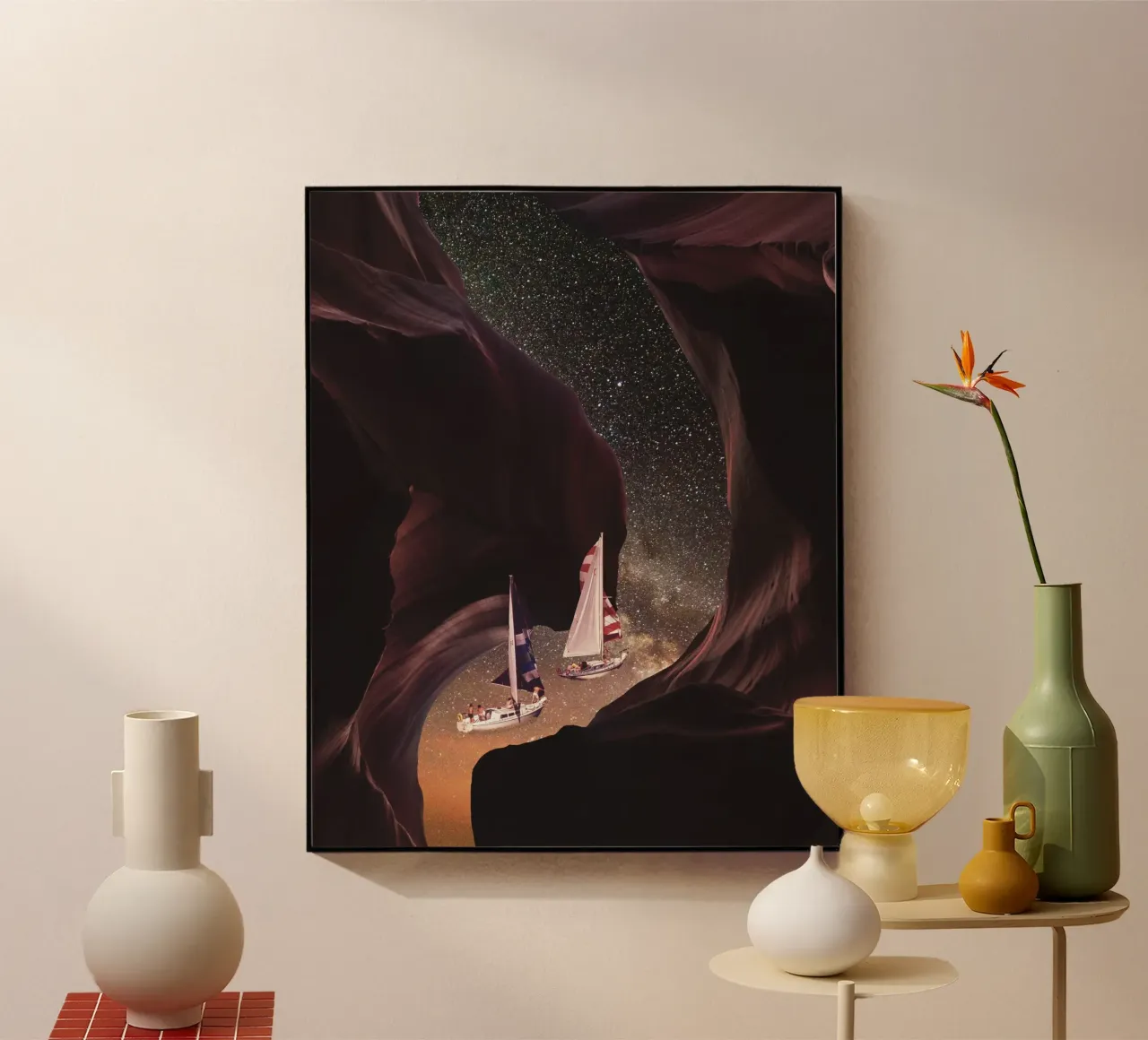 Sailing trough space plexiglass da PicturaCollage