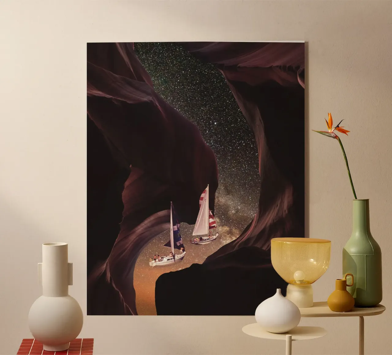 Sailing trough space plexiglass da PicturaCollage