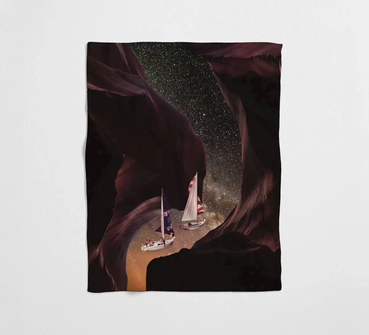 Sailing trough space coperta in pile da PicturaCollage