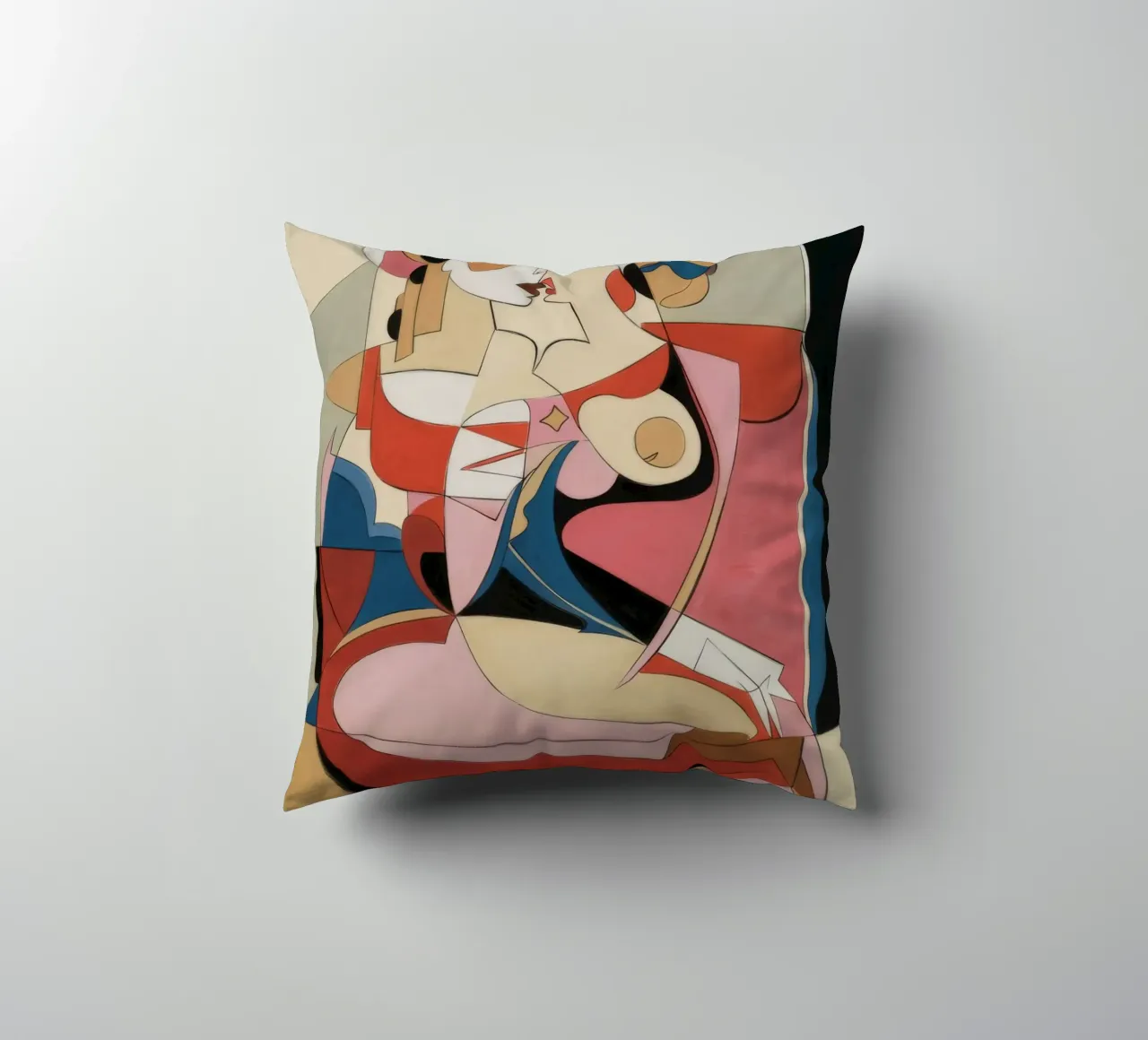 Fusione artistica sensuale cuscino da Crimson Whisper