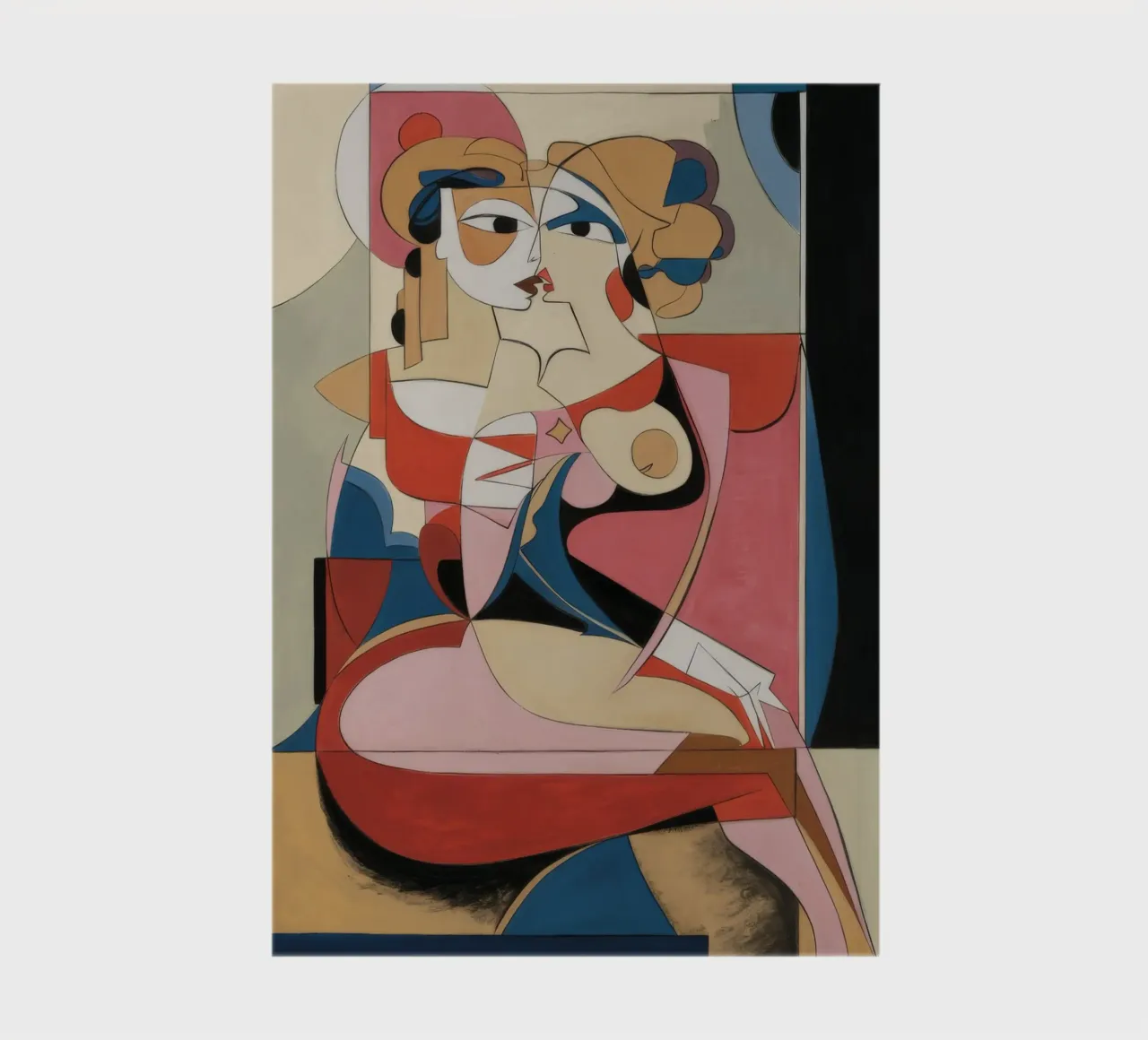 Sensual Artistic Fusion notebook by Crimson Whisper