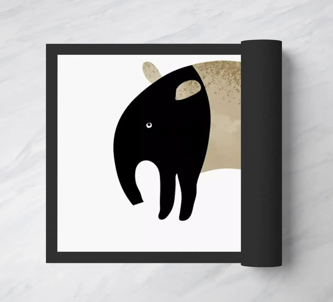 Tapir doormat by Little Flourishes