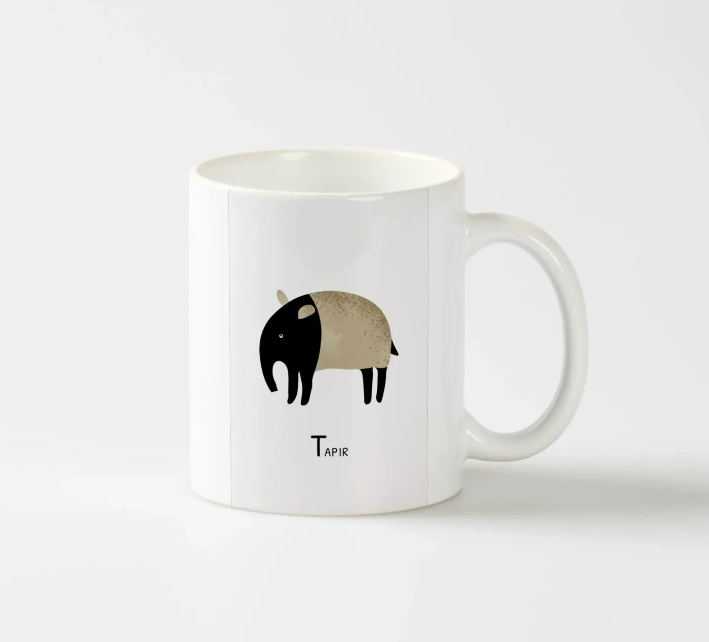 Tapir ceramic mug by Little Flourishes