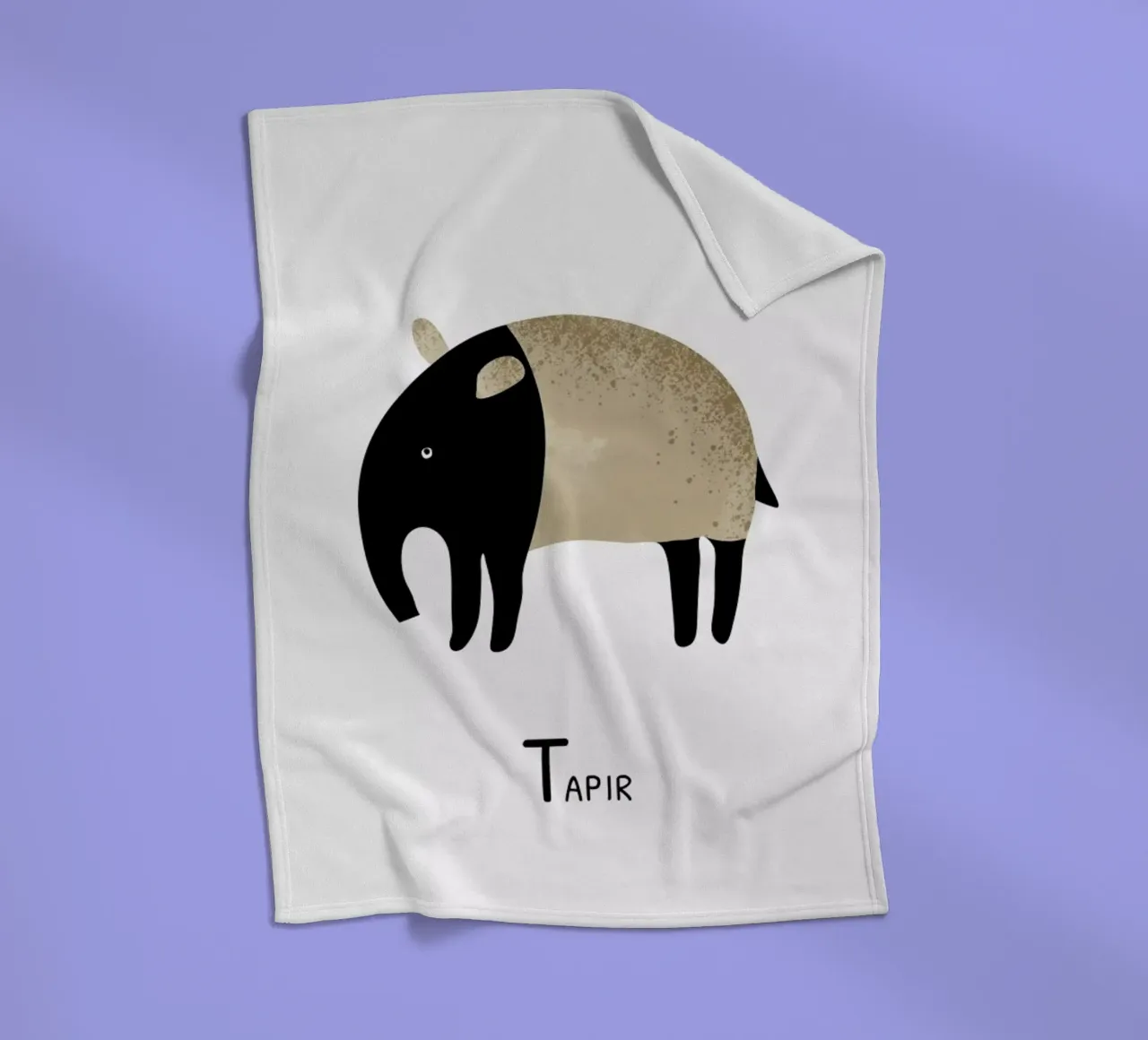 Tapir coperta in pile da Little Flourishes
