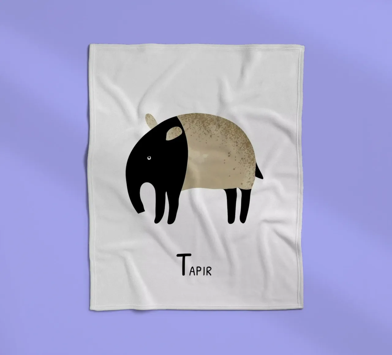 Tapir coperta in pile da Little Flourishes